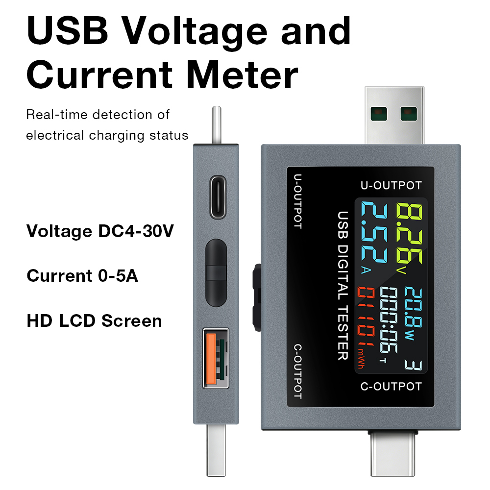Logic Analyzer Usb - USB Type-C 充電テスター DC 4.5-50V 0-8A