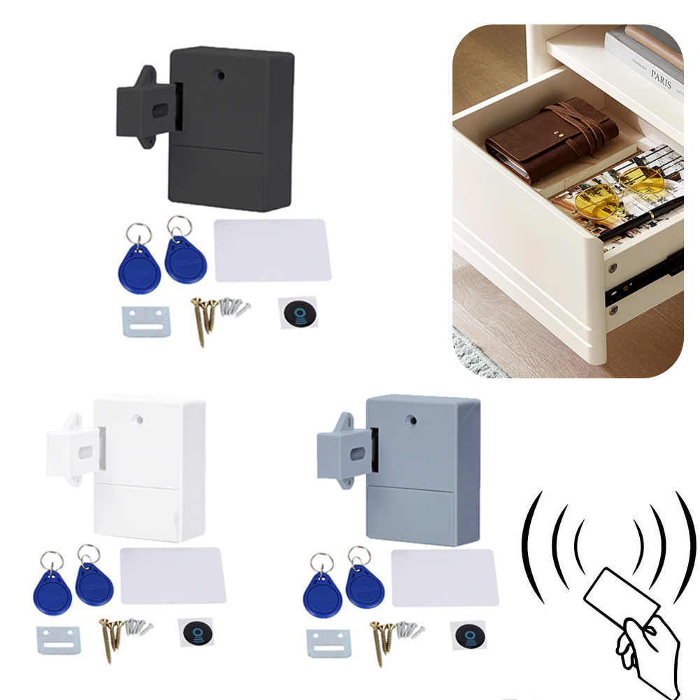 RFID 電子キャビネットロック 電子ロック 2 キー付き  - Diy Electronics Cabinet のレビューと価格