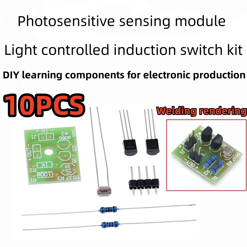 感光性センシングモジュール、制御スイッチキット、電子生産、D - Diy Electronics Learning Kit のレビューと価格