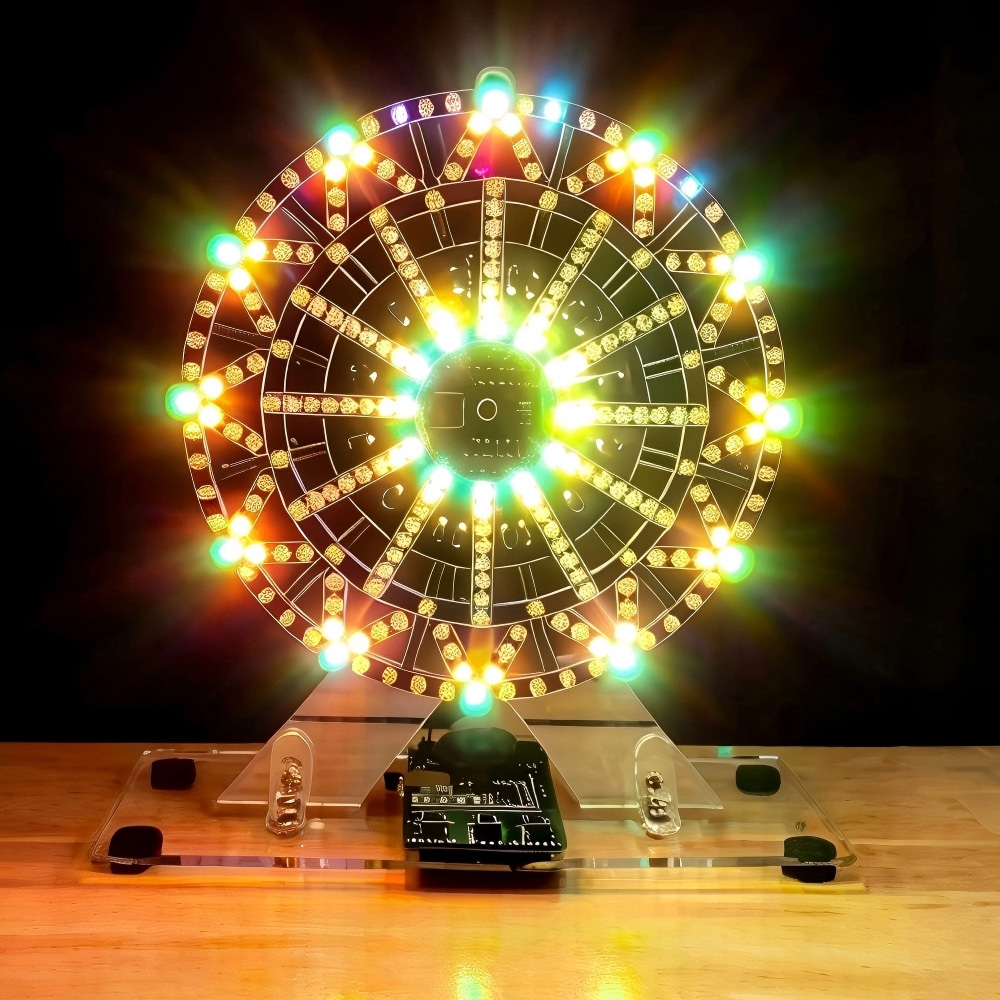 DIY電子キット LEDライト付きミュージカル観覧車 DIY - Diy Electronics Project Kit のレビューと価格