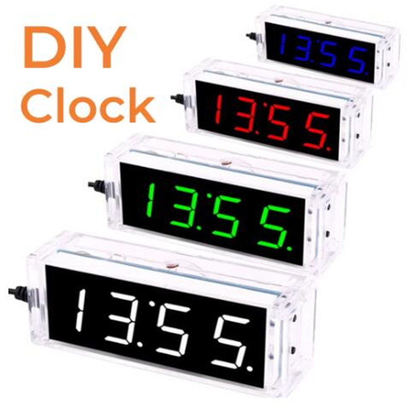 DIY デジタル時計キット表示日付週温度アラーム DS130 - Diy Electronics Learning Kit のレビューと価格